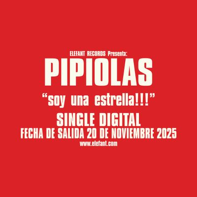 PIPIOLAS "soy una estrella!!!" Single Digital