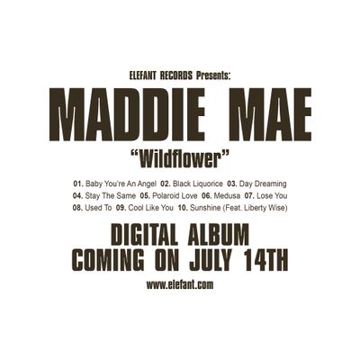 MADDIE MAE "Wildflower" Álbum Digital