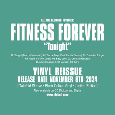 FITNESS FOREVER: "Tonight" Vinyl Reissue 2024