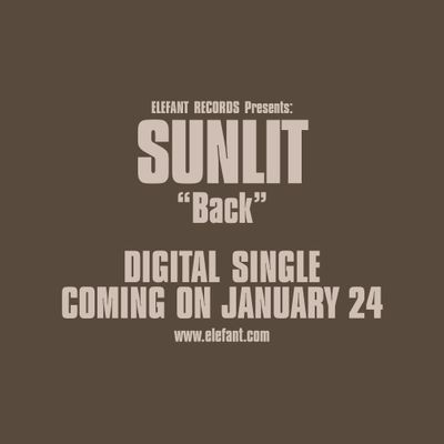 SUNLIT "Back" Single Digital