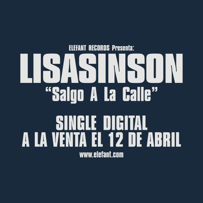 LISASINSON "Salgo A La Calle" Single Digital